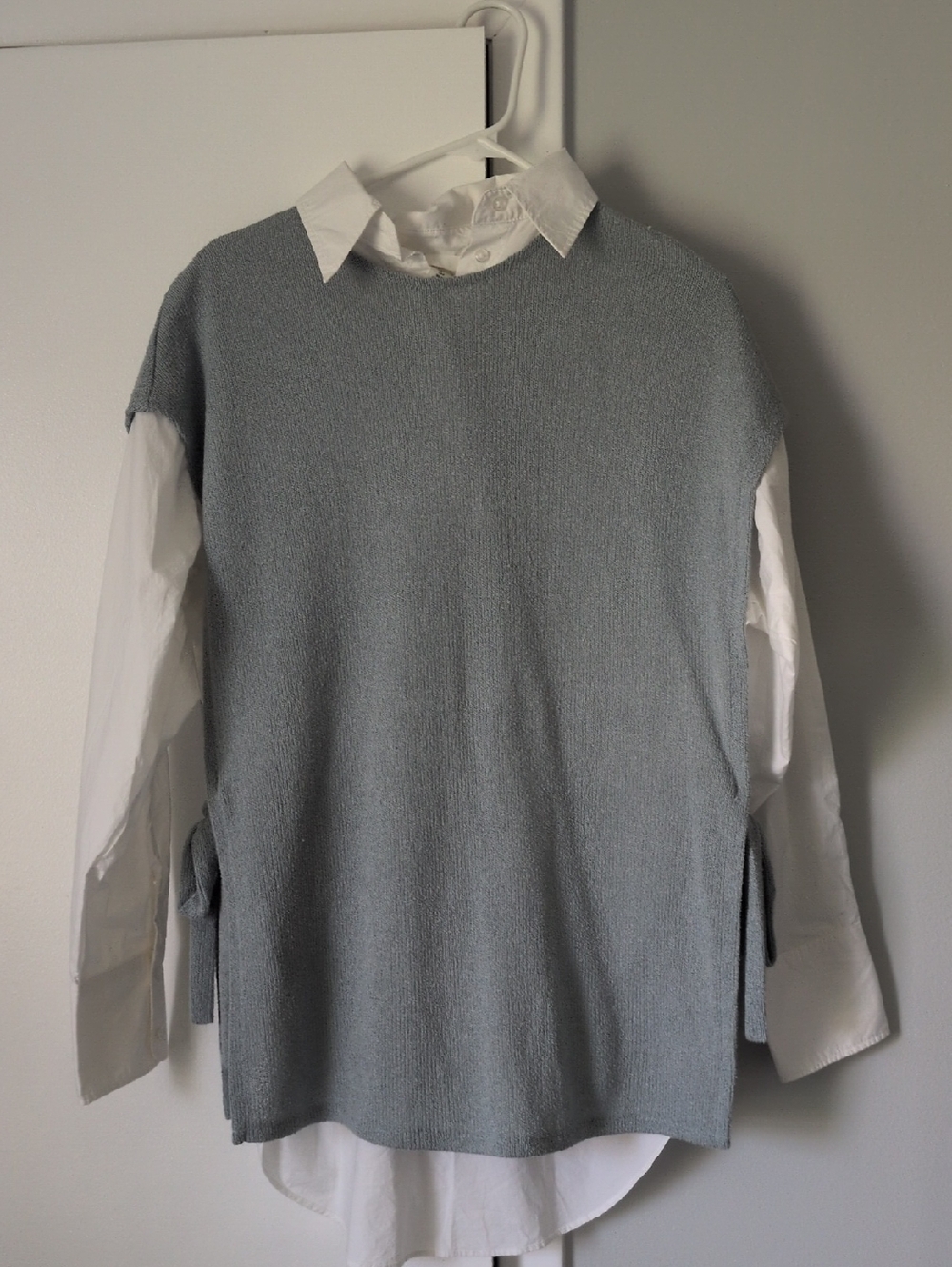 H&M Sweater And Button Up Shirt